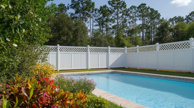 Pool Safety Fence Installation detail